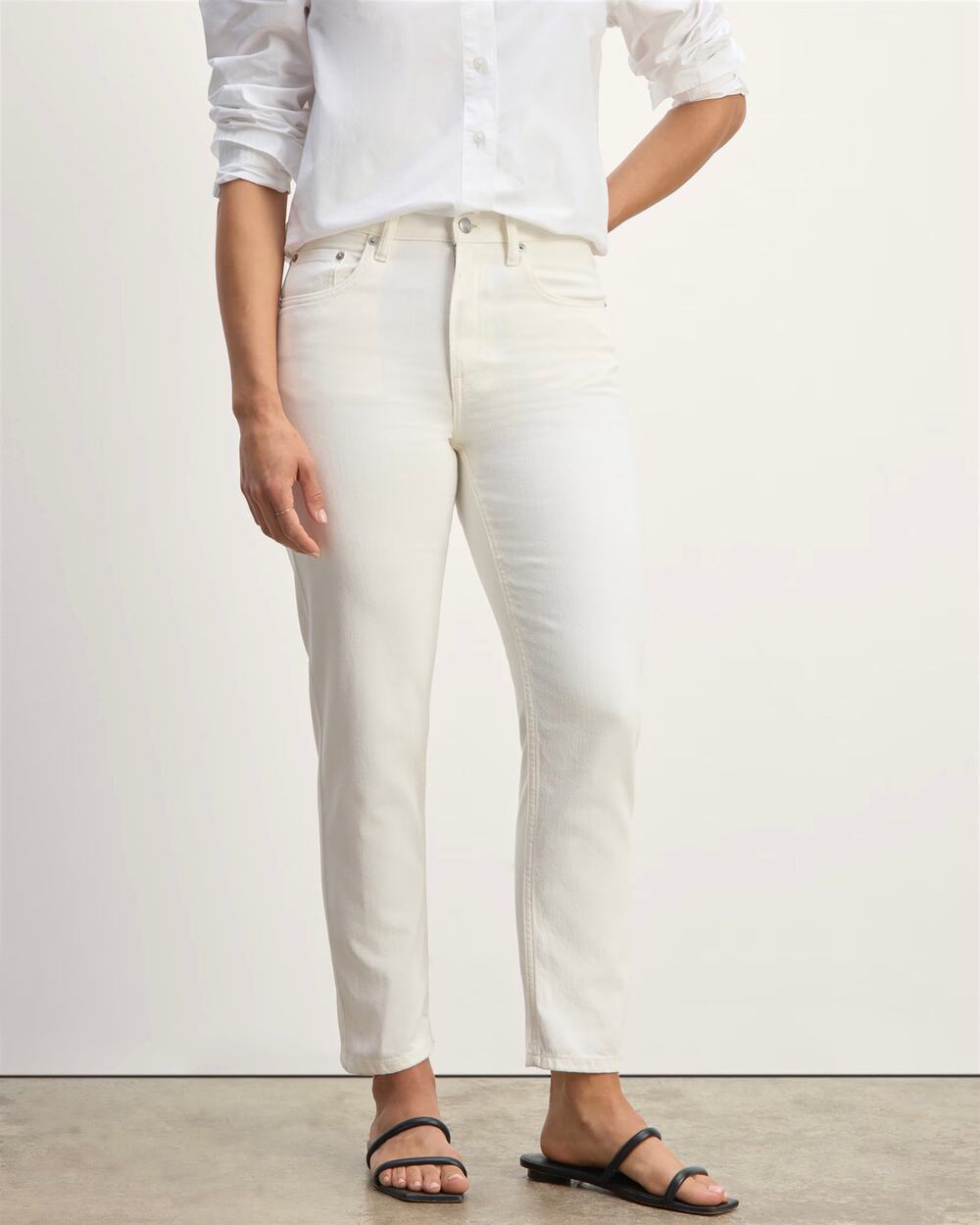 Everlane The Super Soft Relaxed Jean Bone Size 28 NWOT